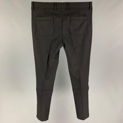 VIKTOR & ROLF Size 34 Black Wool Zip Fly Dress Pants