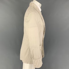 VIKTOR & ROLF Size 36 Off White Cotton Single Button Jacket
