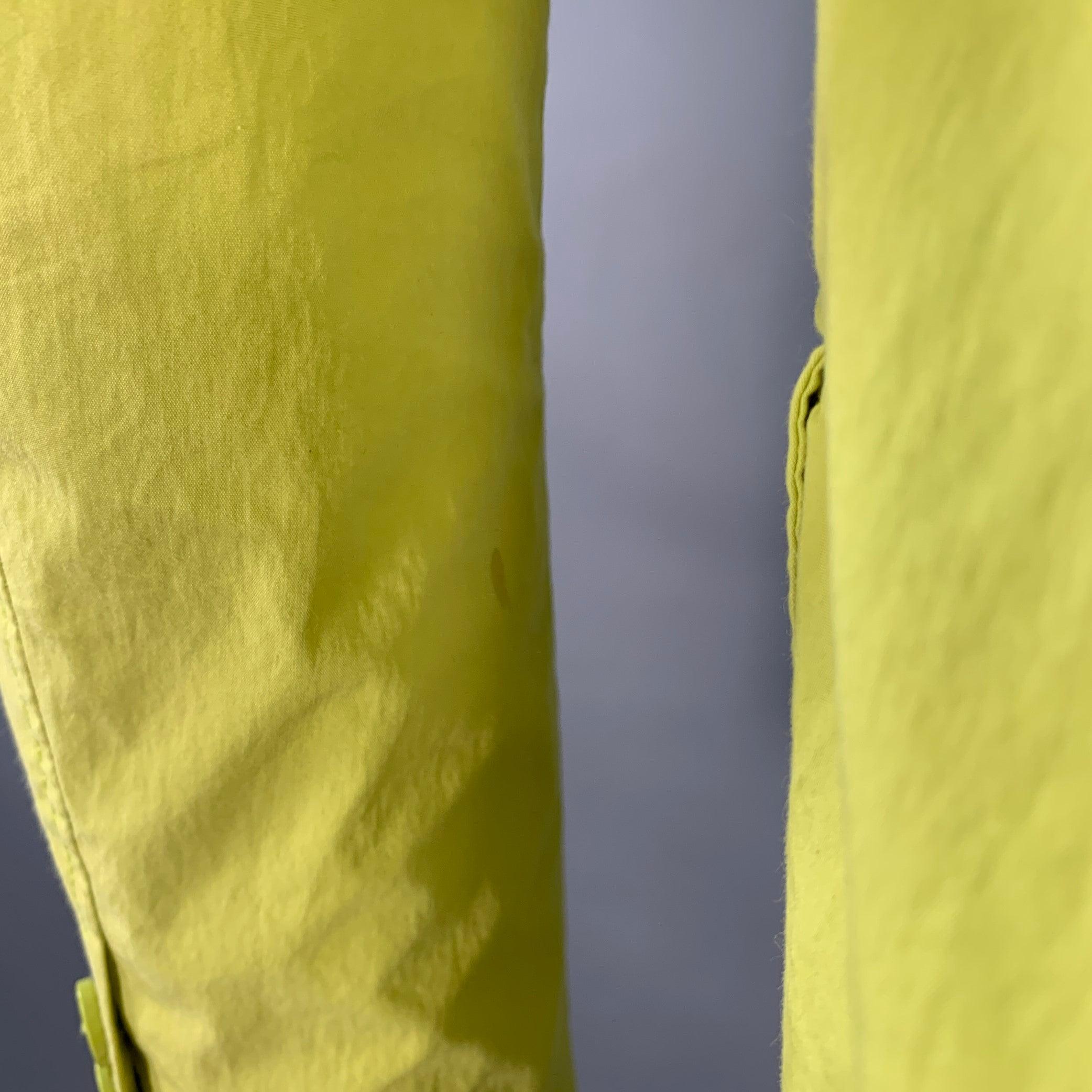 VIKTOR & ROLF Size 38 Yellow Cotton Blend Single Breasted Sport Coat For Sale 2