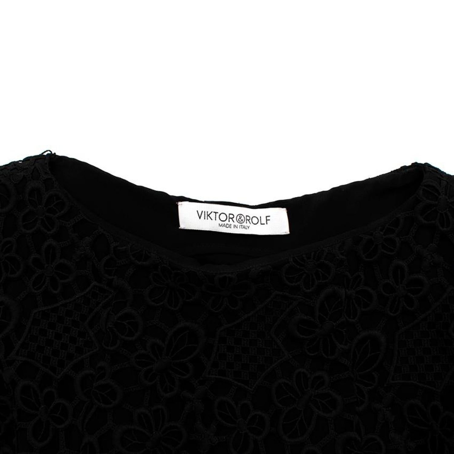 Viktor And Rolf Sleeveless Houndstooth And Lace Layered Dress Size Us 2 For Sale At 1stdibs