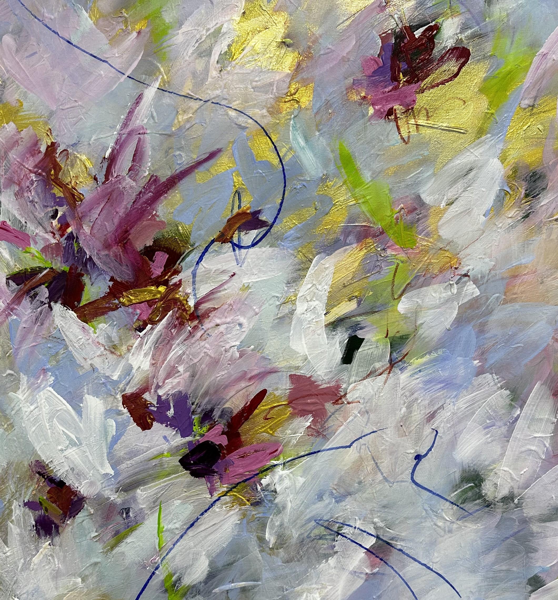 Exubérance - Viktoria Ganhao Peinture contemporaine abstraite en vente 2