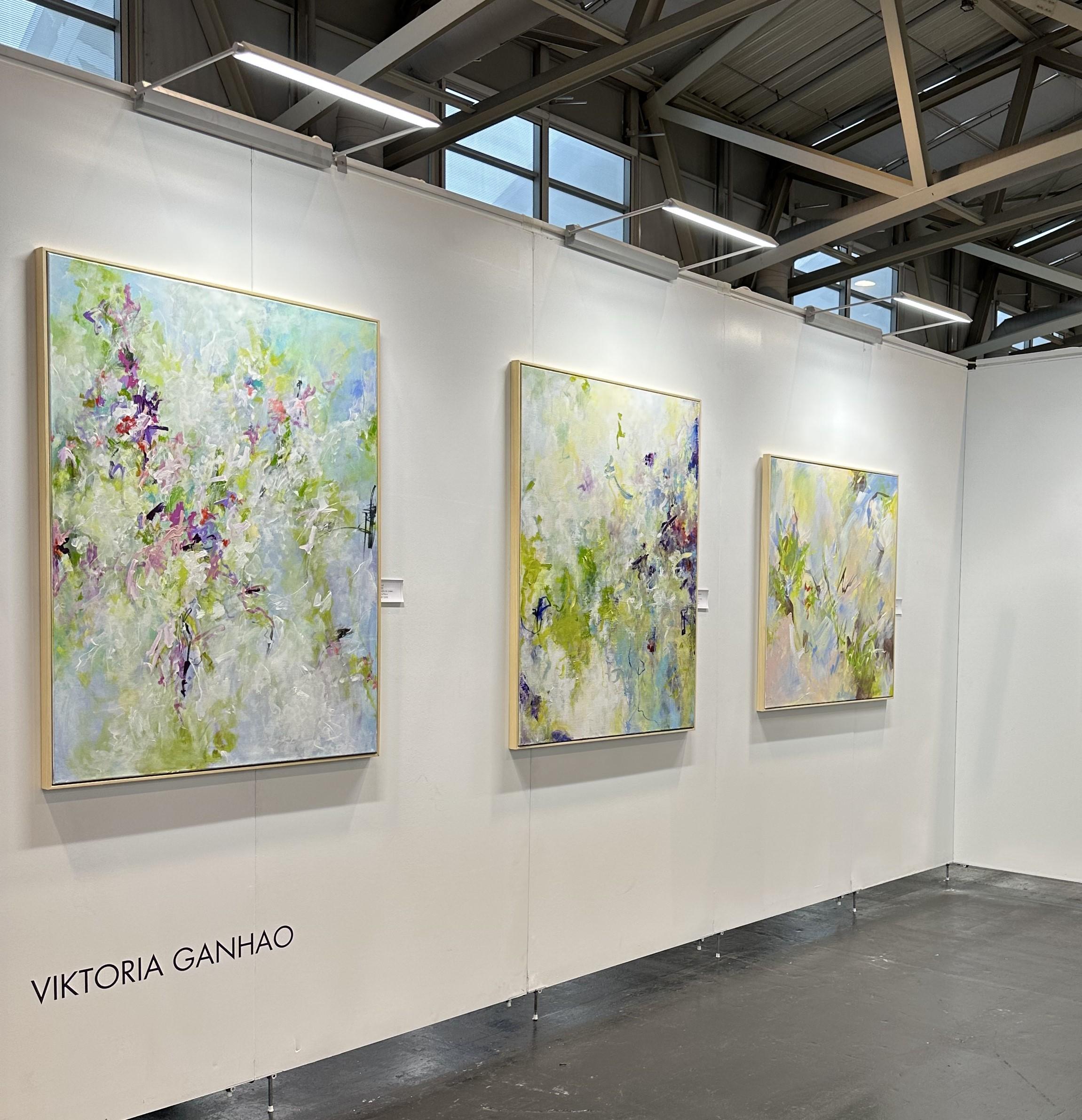 Floral  - Viktoria Ganhao Abstract Contemporary Painting in vendita 9