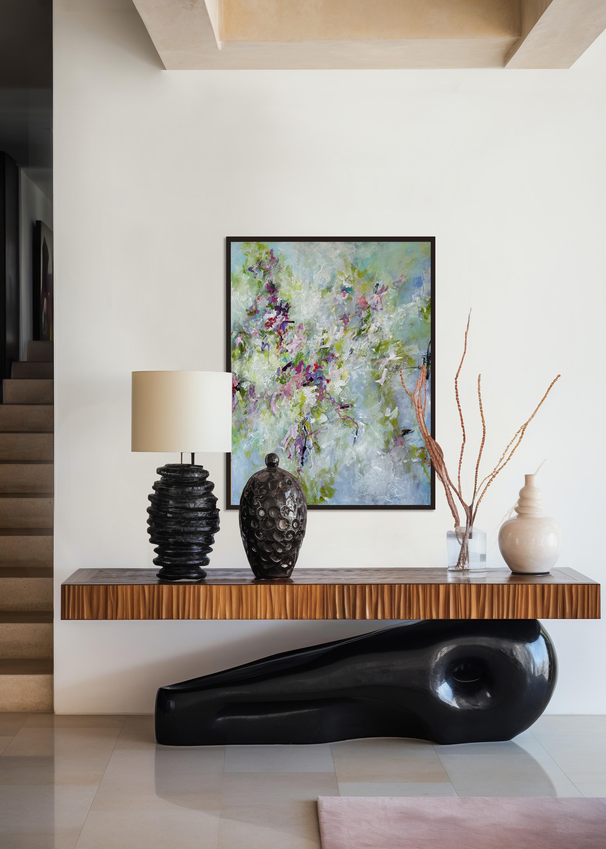 Floral  - Viktoria Ganhao Abstract Contemporary Painting in vendita 10