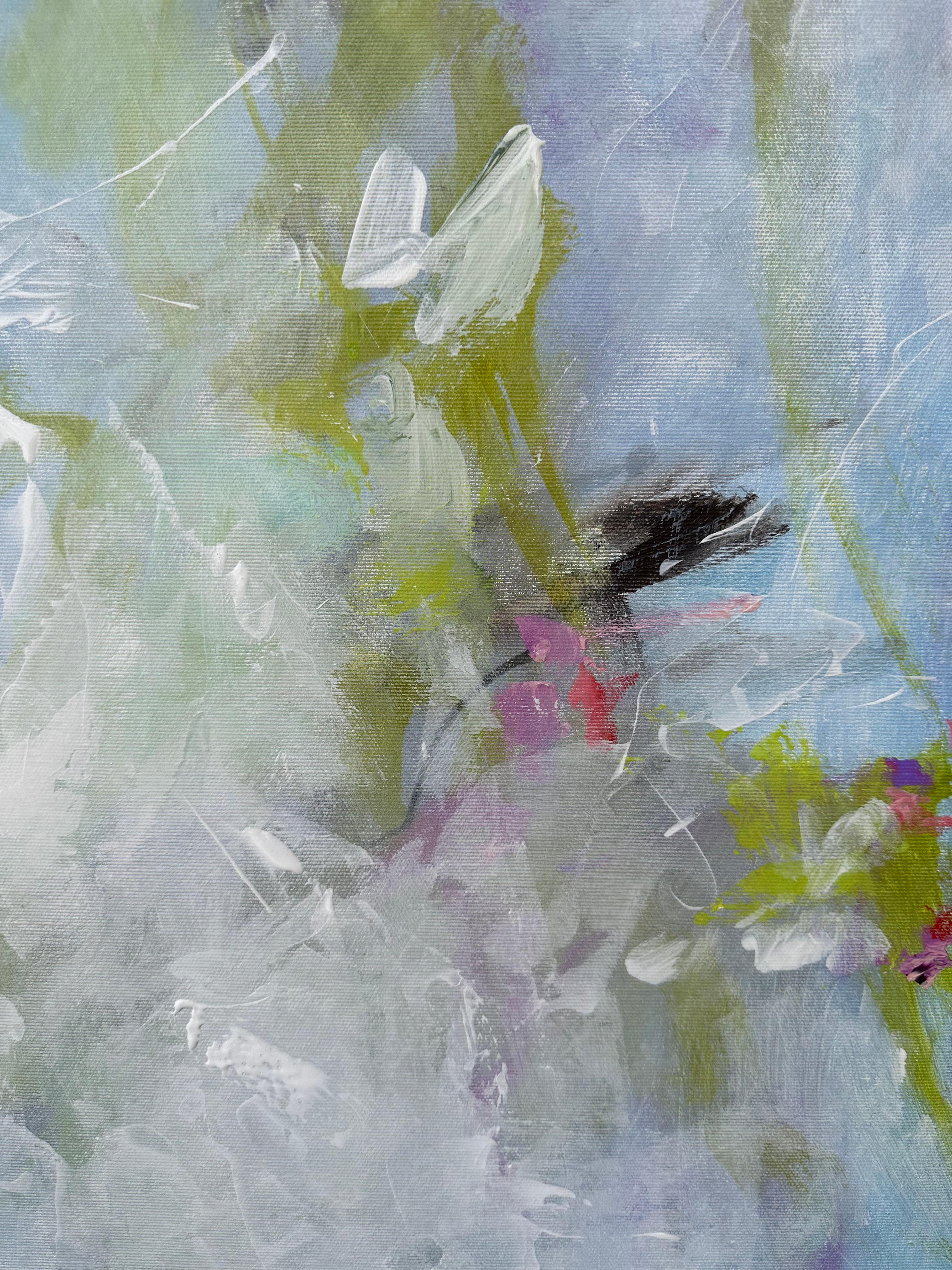 Floral  - Viktoria Ganhao Abstract Contemporary Painting in vendita 5