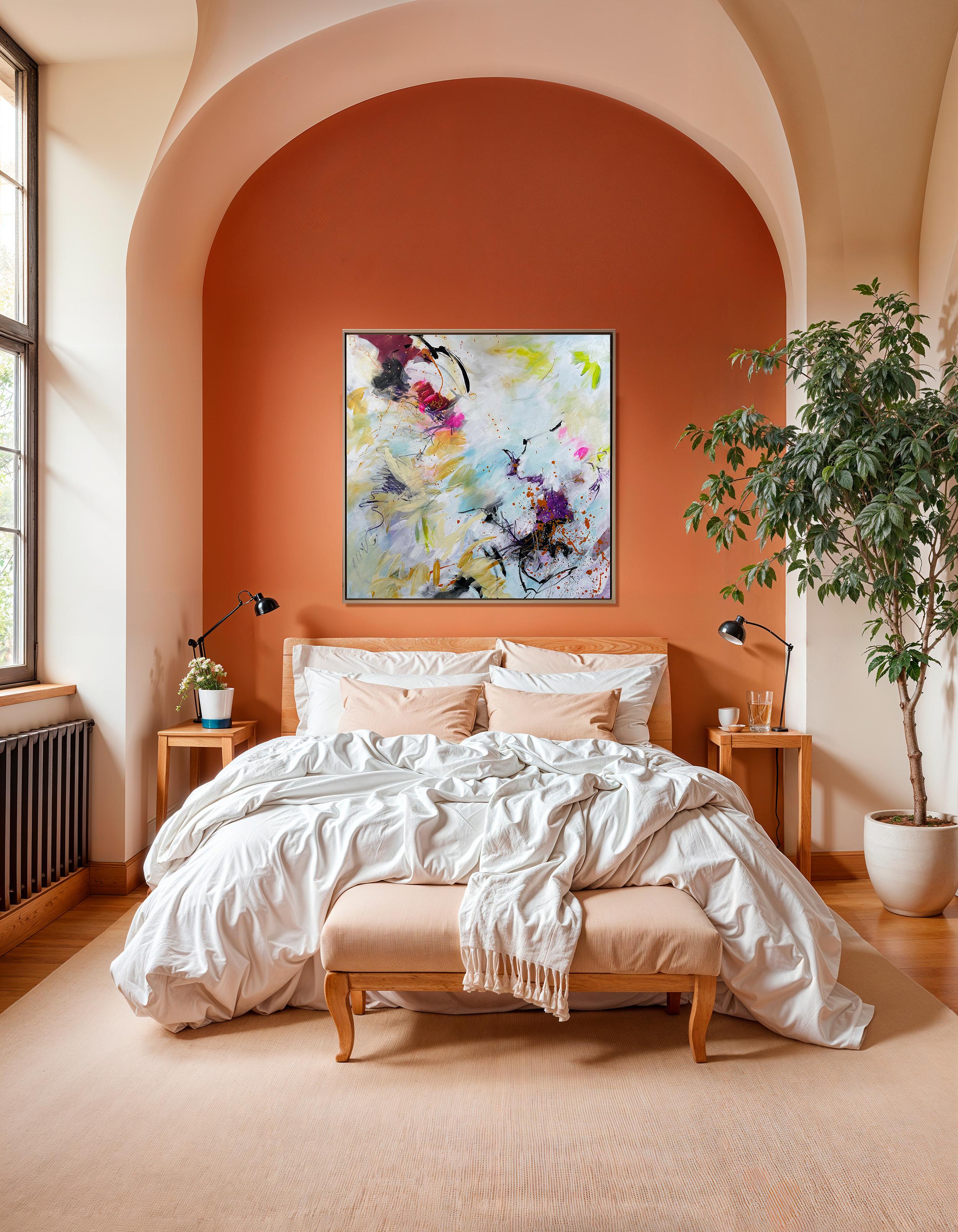 In movimento - Pittura astratta contemporanea di Viktoria Ganhao in vendita 7