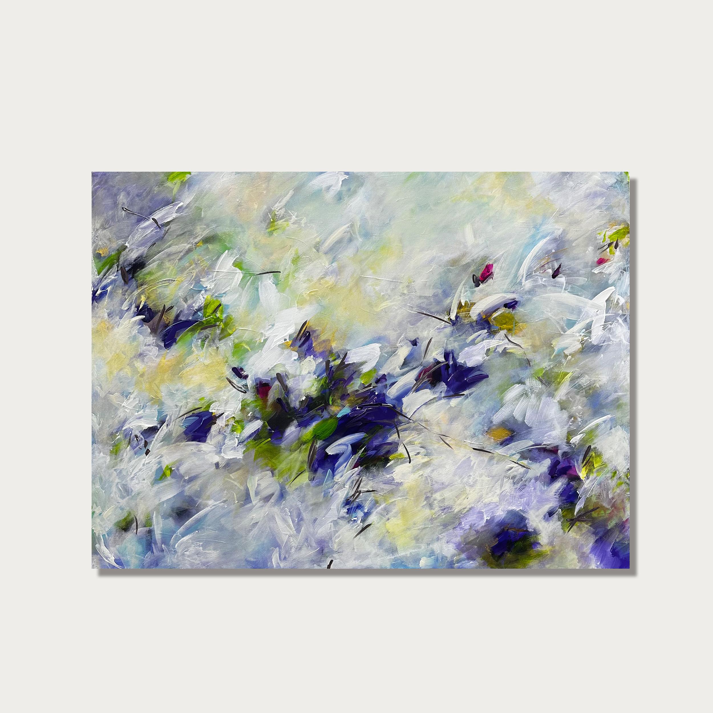 Joyful - Viktoria Ganhao Abstract Contemporary Painting in vendita 1