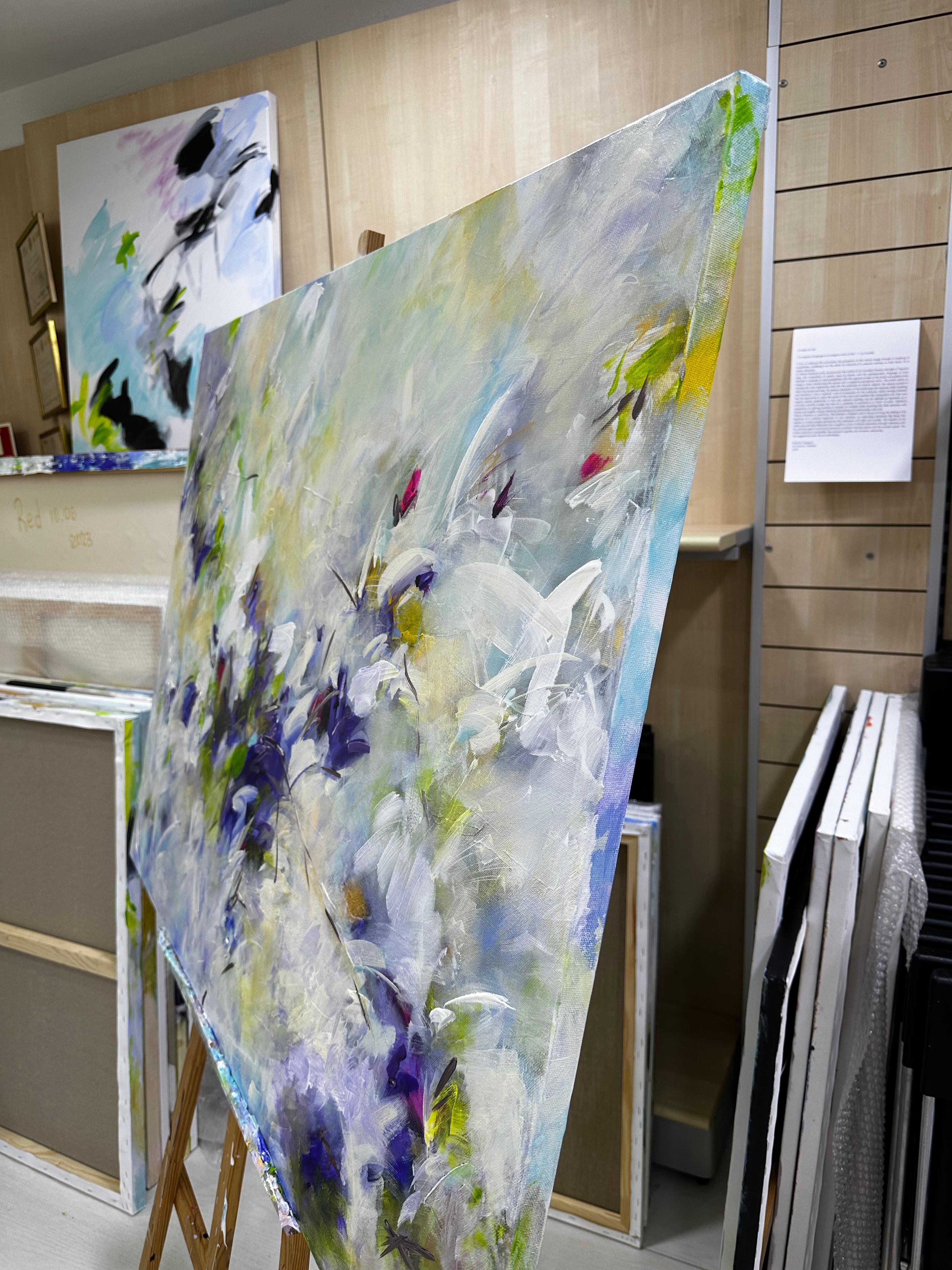 Joyful - Viktoria Ganhao Abstract Contemporary Painting in vendita 8
