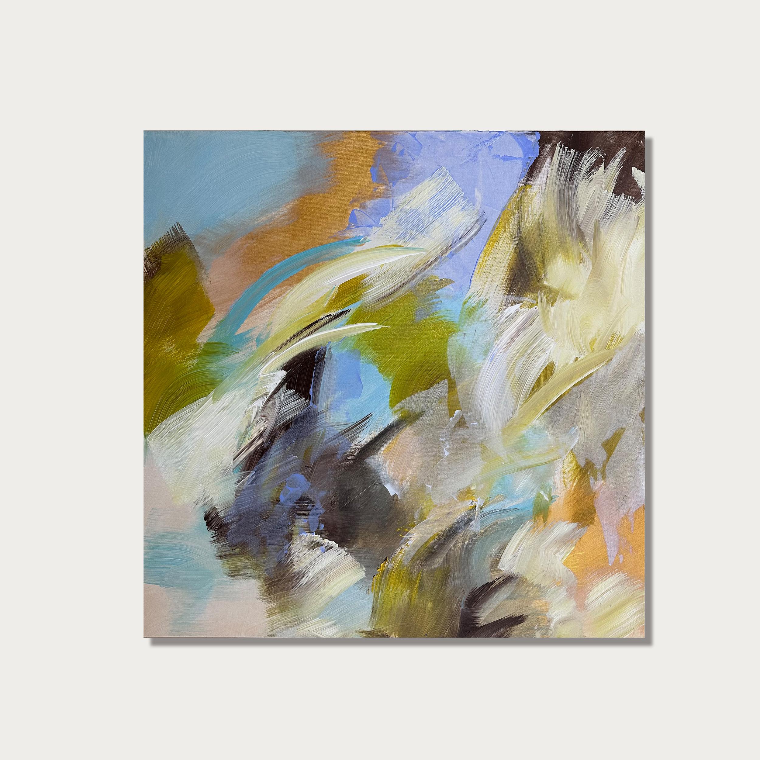 Energia di primavera - Pittura astratta contemporanea di Viktoria Ganhao in vendita 1