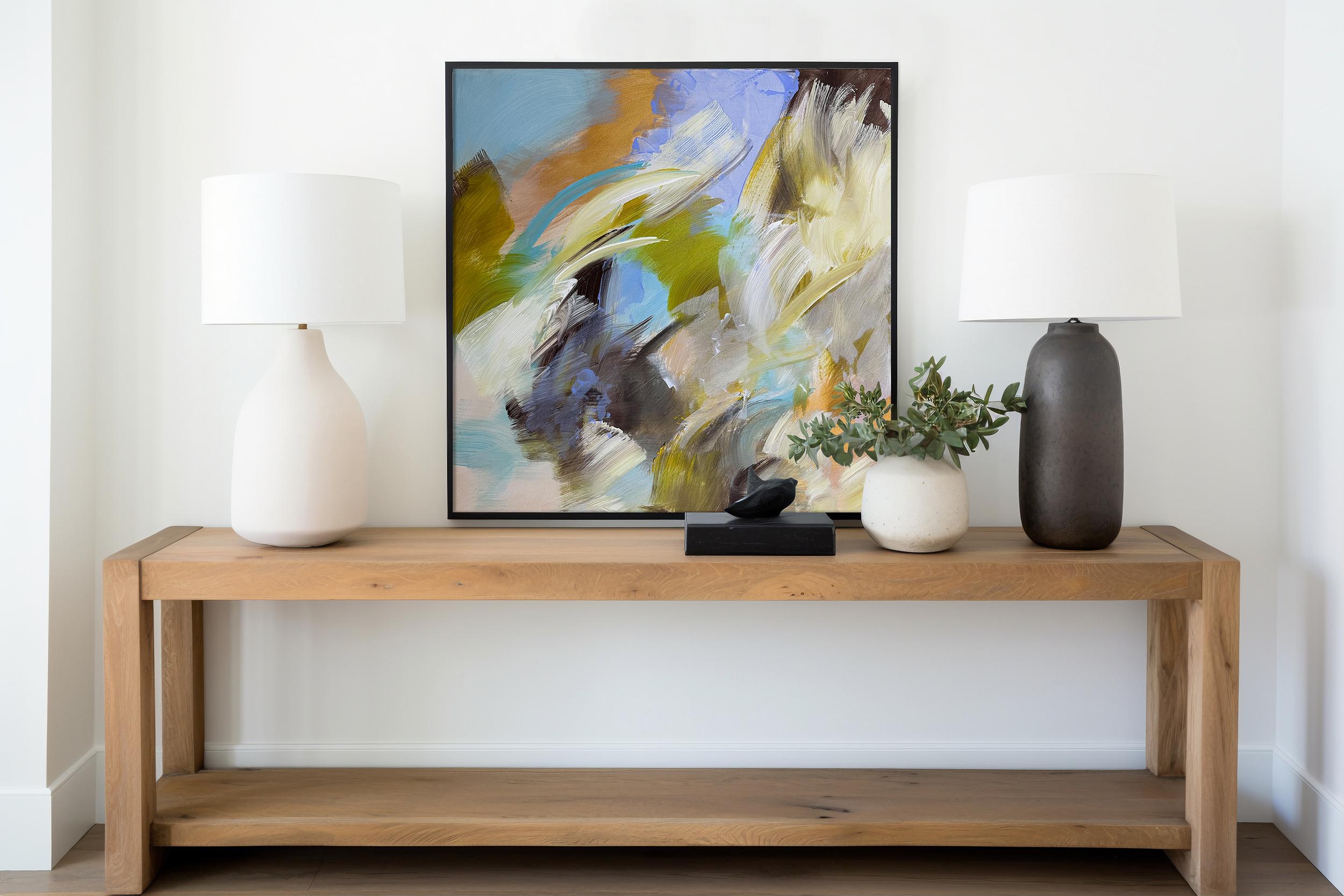 Energia di primavera - Pittura astratta contemporanea di Viktoria Ganhao in vendita 2