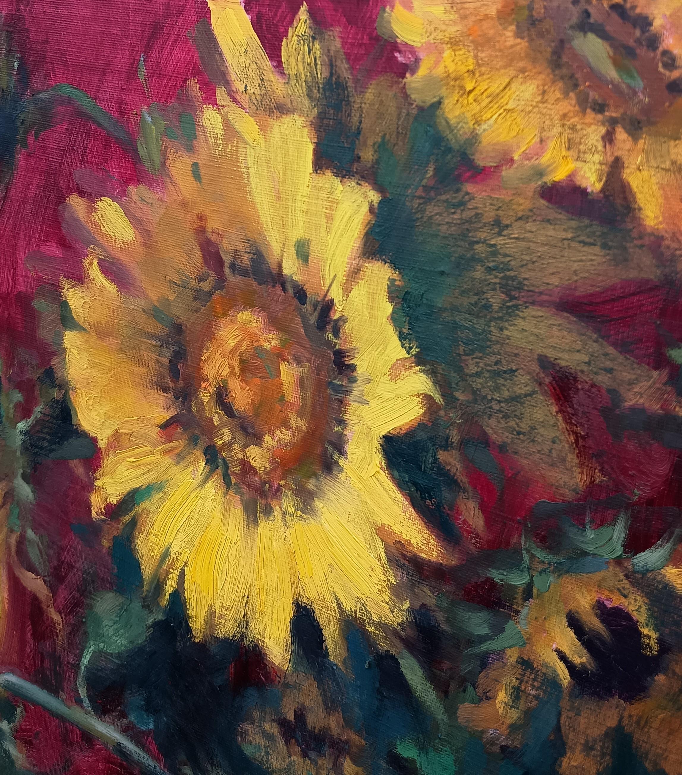 Golden Beauties, peinture à l'huile en vente 1