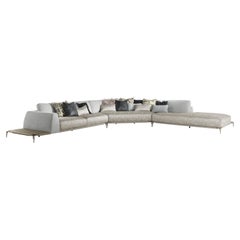 21st Century Viktoria Modular Sofa in Fabric by Roberto Cavalli Home Interiors