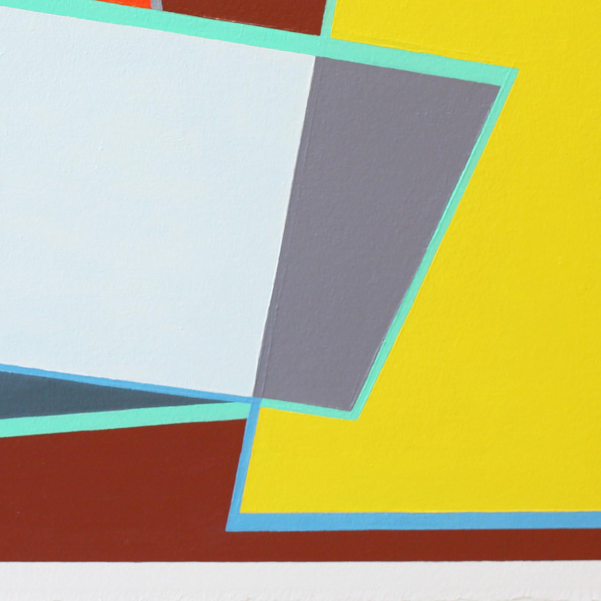 Abstraktes Ölgemälde der Moderne, Moderne Moderne, „Gold für Salz“ (Orange), Abstract Painting, von Viktoria Romanova