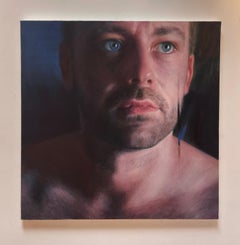 "Sergei" - Quadro di ritratto realista olio su tela 2016