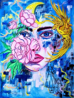 Garden of Memory, Expressionist Abstract Painting, Oil on Canvas, 2026