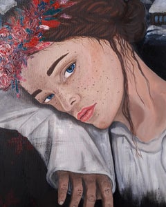 Ombre degli antenati dimenticati, Pittura figurativa di scena, Olio su tela