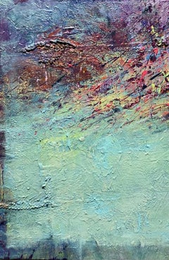 Above the Water, Abstract Painting, Acrylic on Canvas, 2021