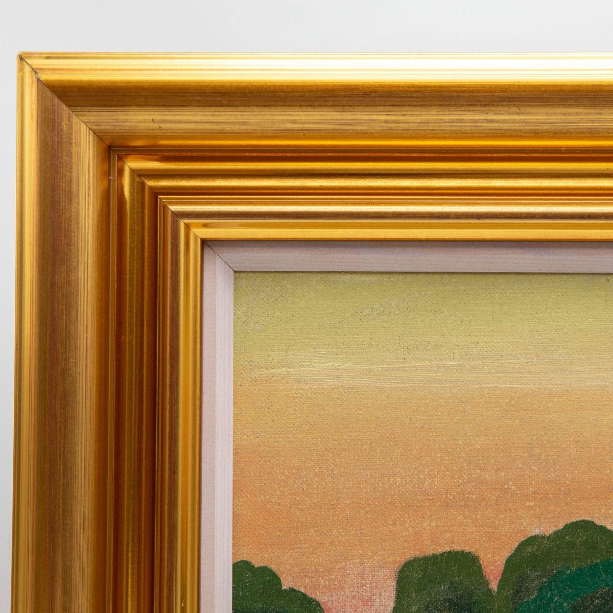 Vilhelm Bjerke Petersen, Figurative Surrealist Oil on Canvas In Good Condition For Sale In Kastrup, DK