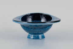 Vilhelm Bjerke-Petersen for Rörstrand, ceramic bowl with abstract design. 1960s