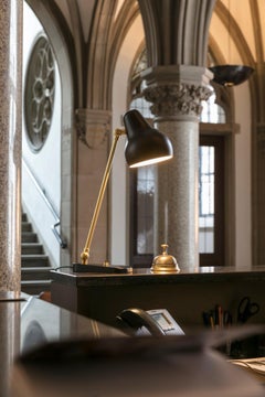 Vilhelm Lauritzen 'VL38' Black Table Lamp for Louis Poulsen
