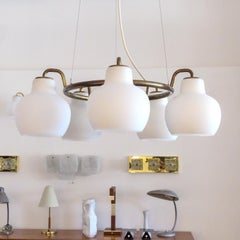 Vilhelm Lauritzen Christiansborg, B&G Ring Chandelier, 1950