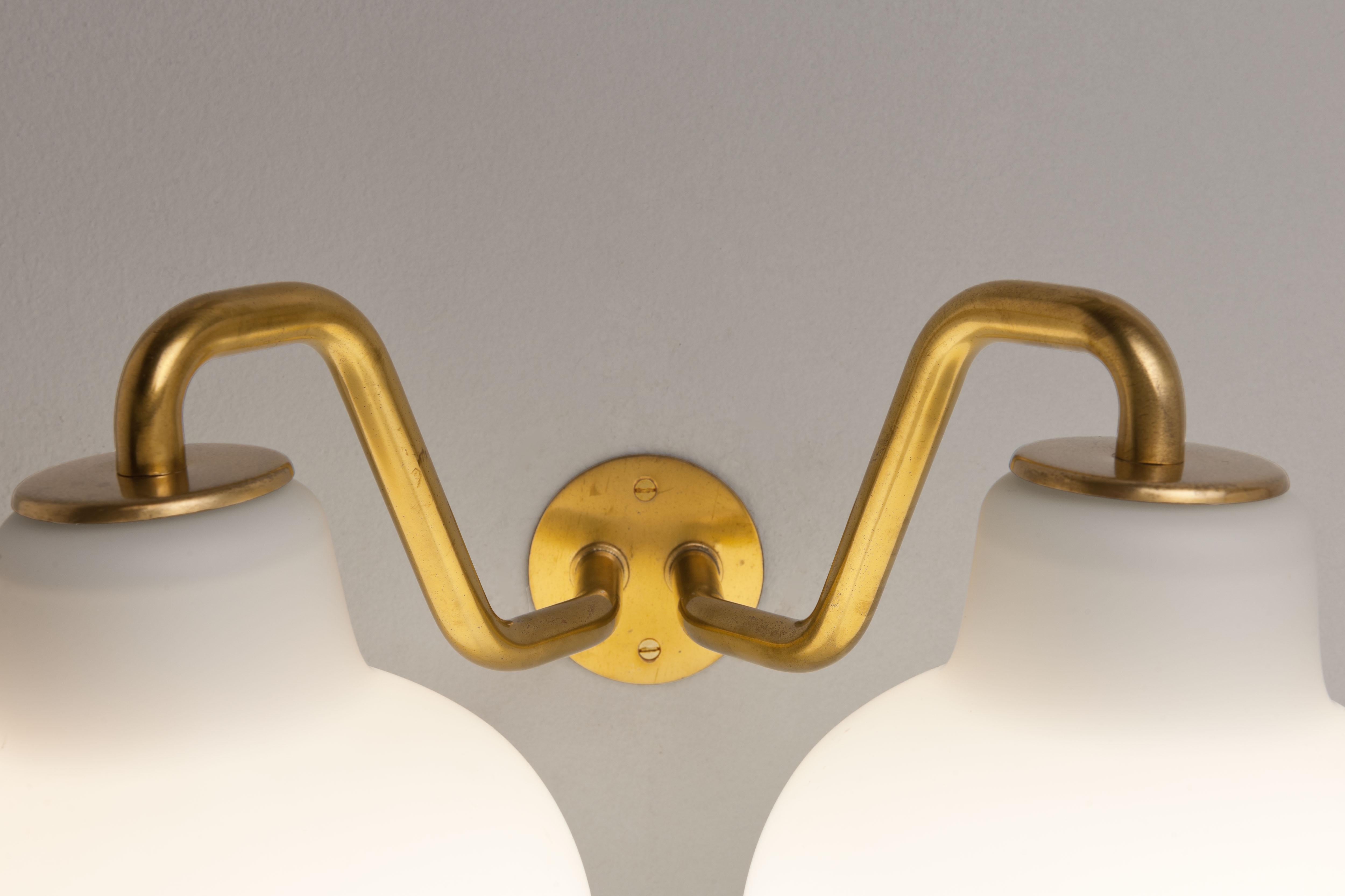 Vilhelm Lauritzen Double 'Ring Crown' Wall Lamp by Louis Poulsen 1
