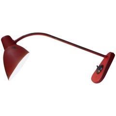 Vilhelm Lauritzen 'DSB Konduktør' Desk Lamp in Original Condition, Louis Poulsen