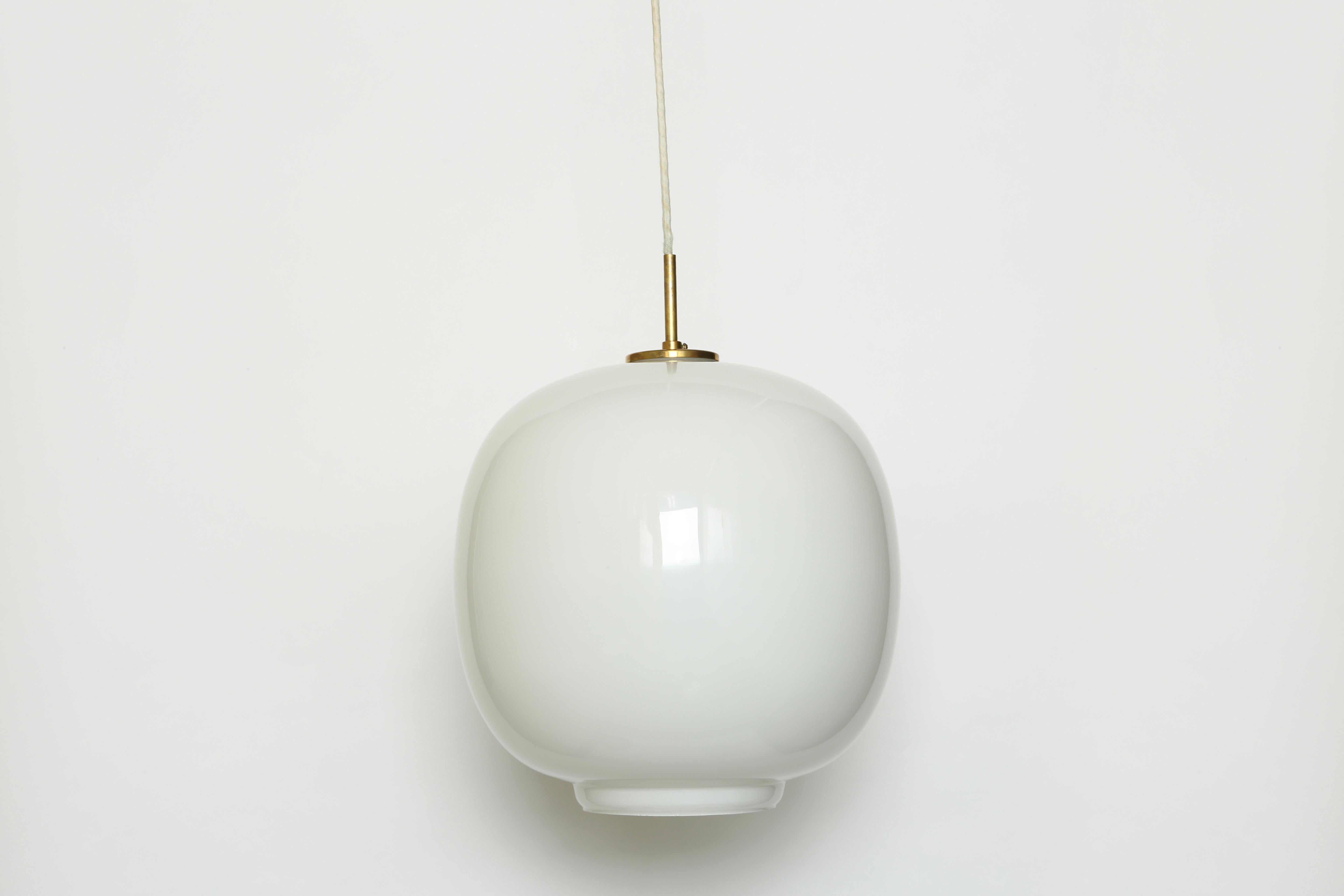 Scandinavian Modern Vilhelm Lauritzen for Louis Poulsen Pair of Ceiling Pendants