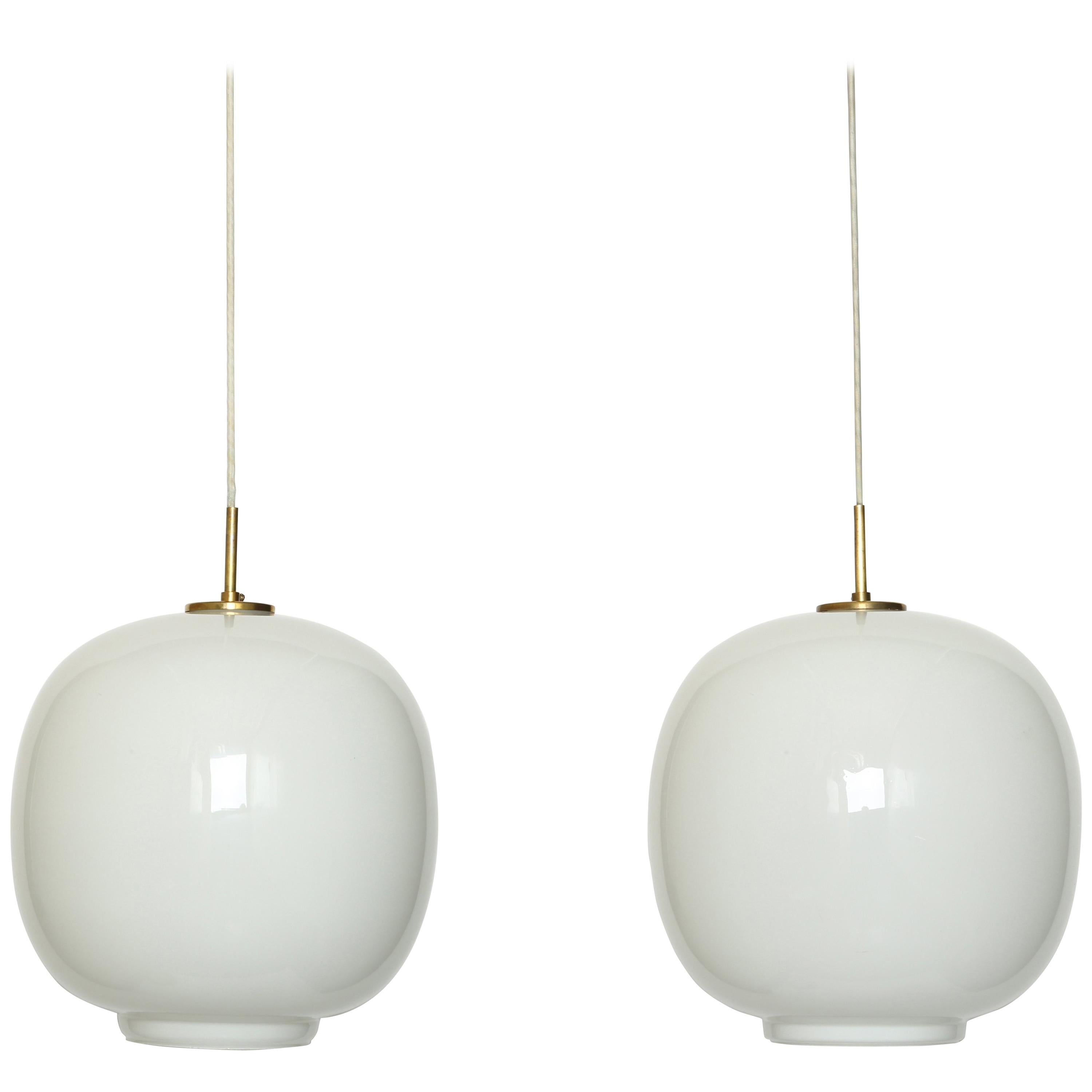 Vilhelm Lauritzen for Louis Poulsen Pair of Ceiling Pendants