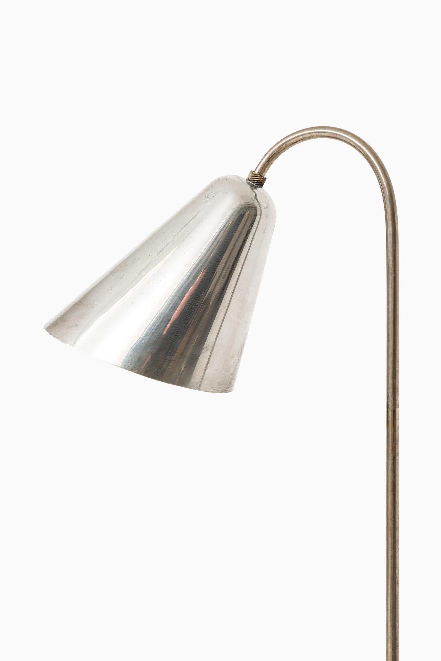 Danish Vilhelm Lauritzen & Frits Schlegel Floor Lamp by Fritzsche’s Glashandel