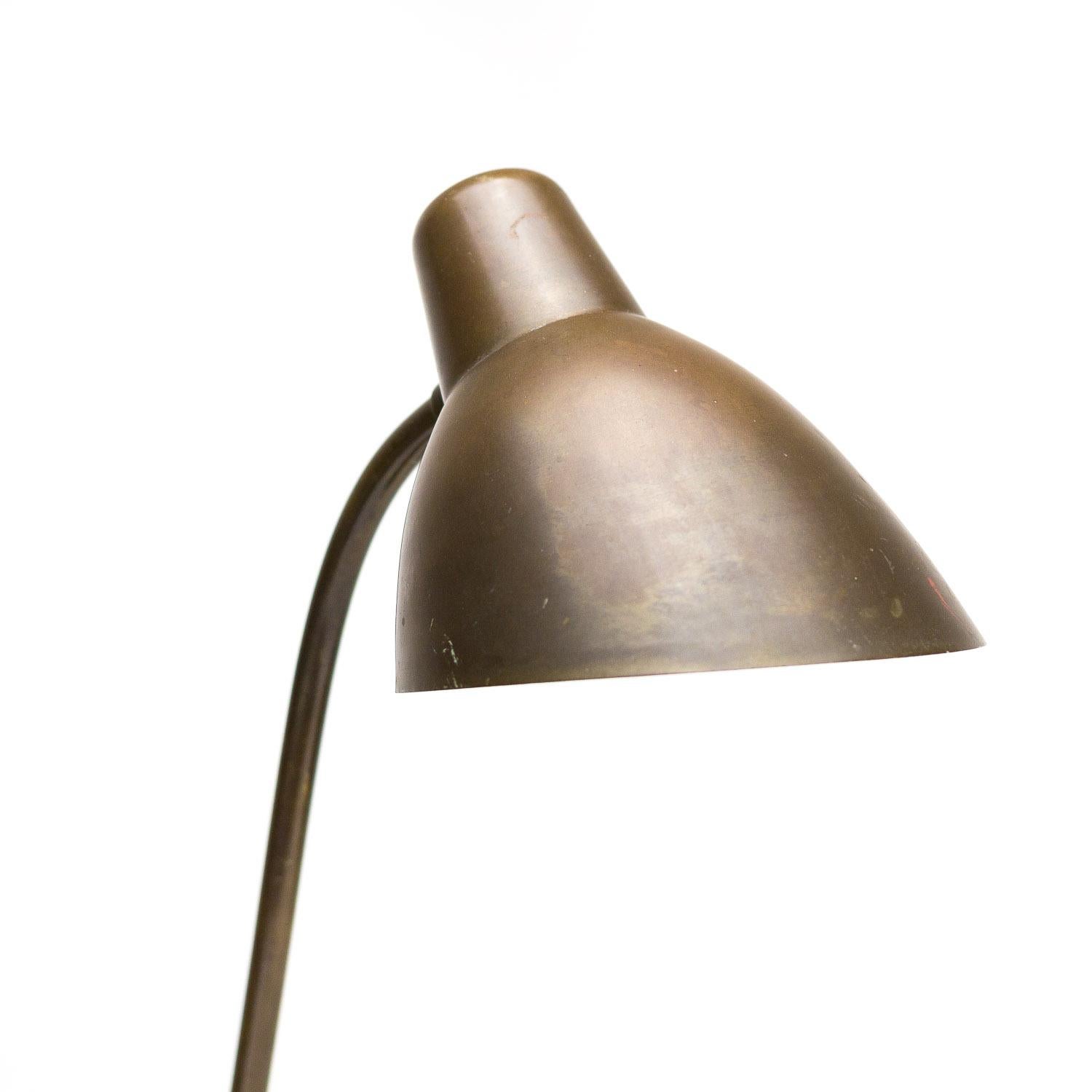 Brass Vilhelm Lauritzen Konduktørlampe, Denmark, 1930s For Sale