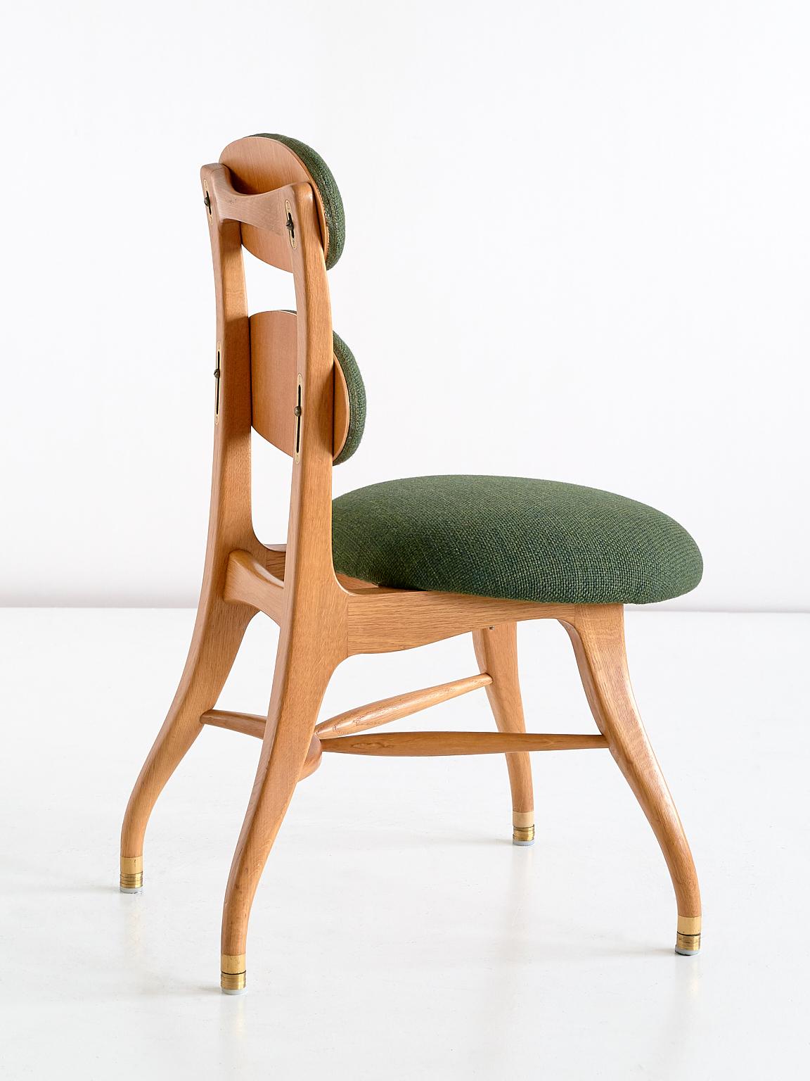 Mid-20th Century Vilhelm Lauritzen Musician Chair in Oak, Designed for Radiohuset, Denmark, 1950s