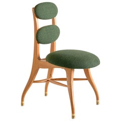 Vilhelm Lauritzen Musician Chair in Oak, Designed for Radiohuset, Denmark, 1950s