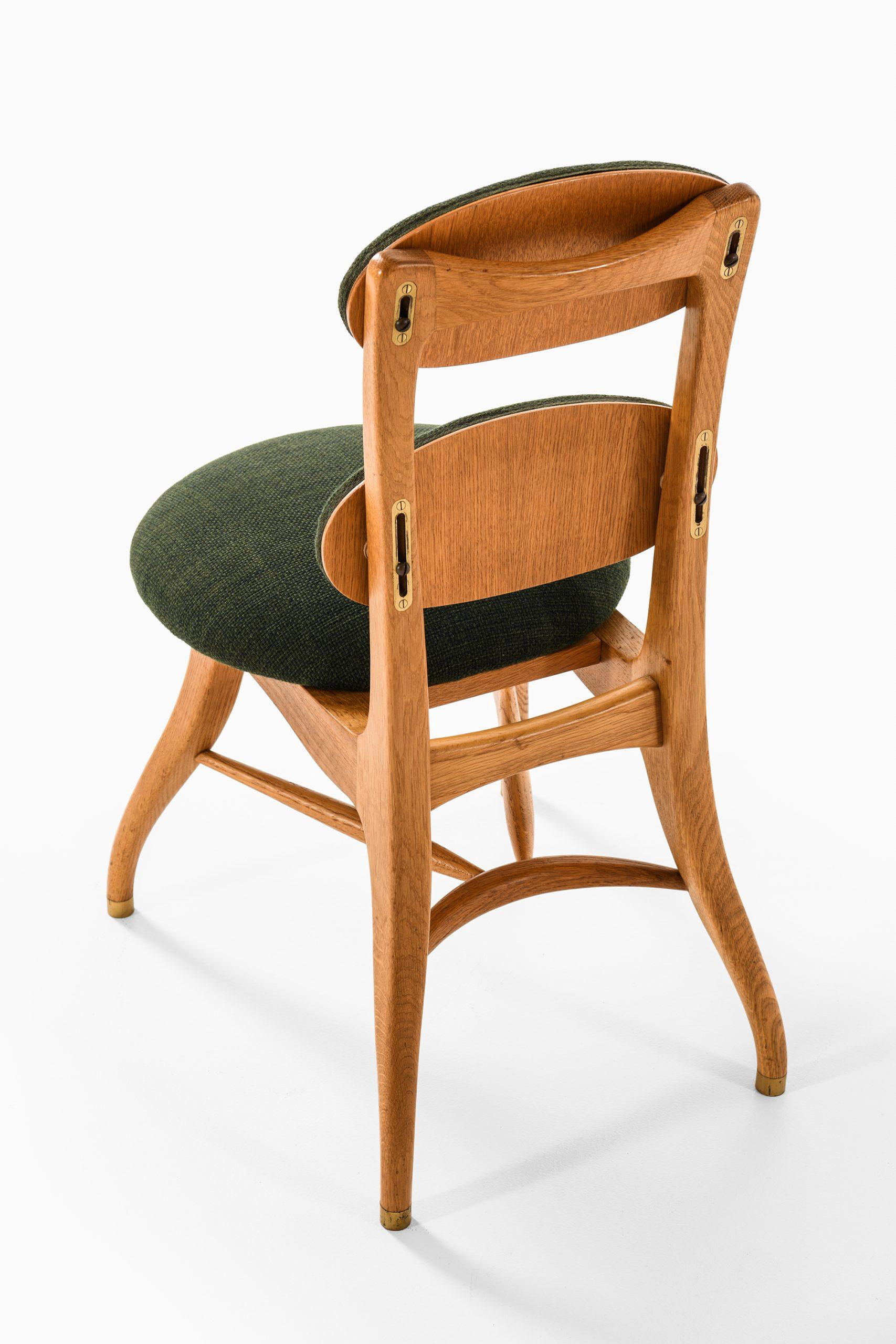 Brass Vilhelm Lauritzen Musician Chair Produced in Denmark