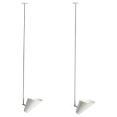Vilhelm Lauritzen, Lights suspendues, métal, Danemark, années 1950