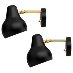 Vilhelm Lauritzen 'Radiohus' Sconce for Louis Poulsen in Black