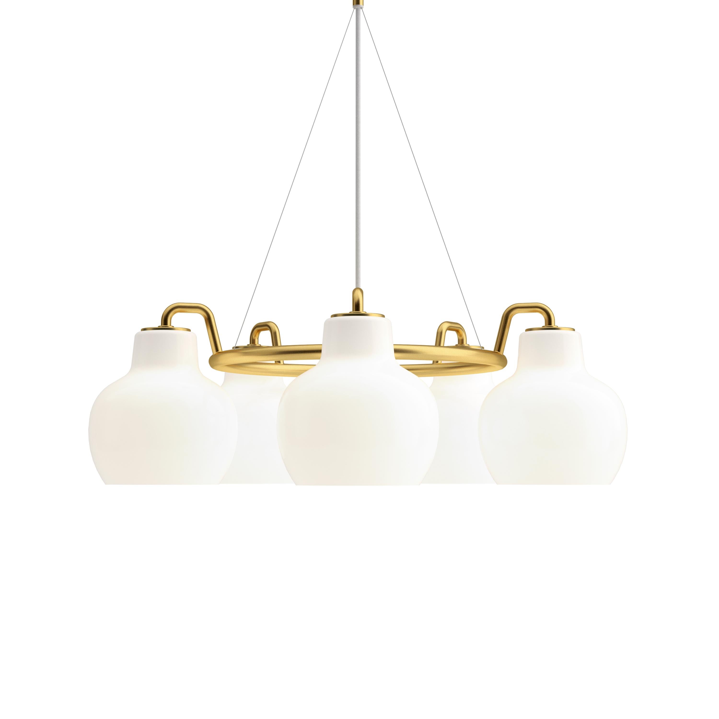 Vilhelm Lauritzen VL-1 Brass and Glass Wall Lamp for Louis Poulsen For Sale 7