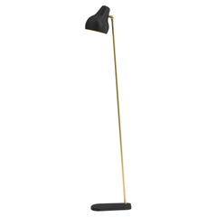 Vilhelm Lauritzen 'VL 38 ' Black Floor Lamp for Louis Poulsen