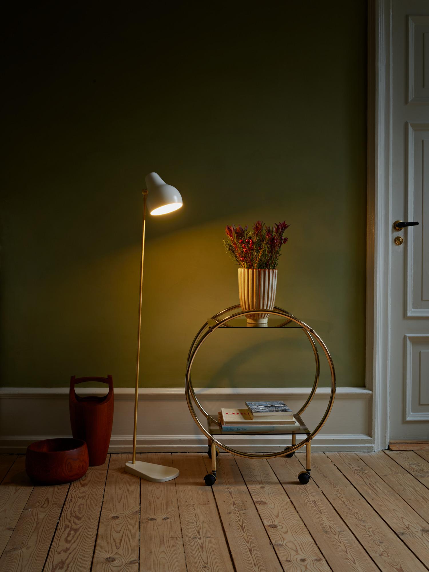 Scandinave moderne Lampadaire blanc 