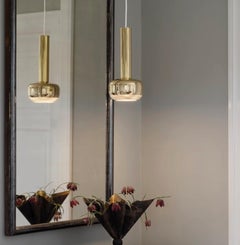 Vilhelm Lauritzen VL 56 Pendant in Polished Brass for Louis Poulsen