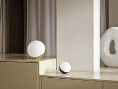 Vilhelm Lauritzen 'VL Studio' Brass and Glass Table Lamp for Louis Poulsen