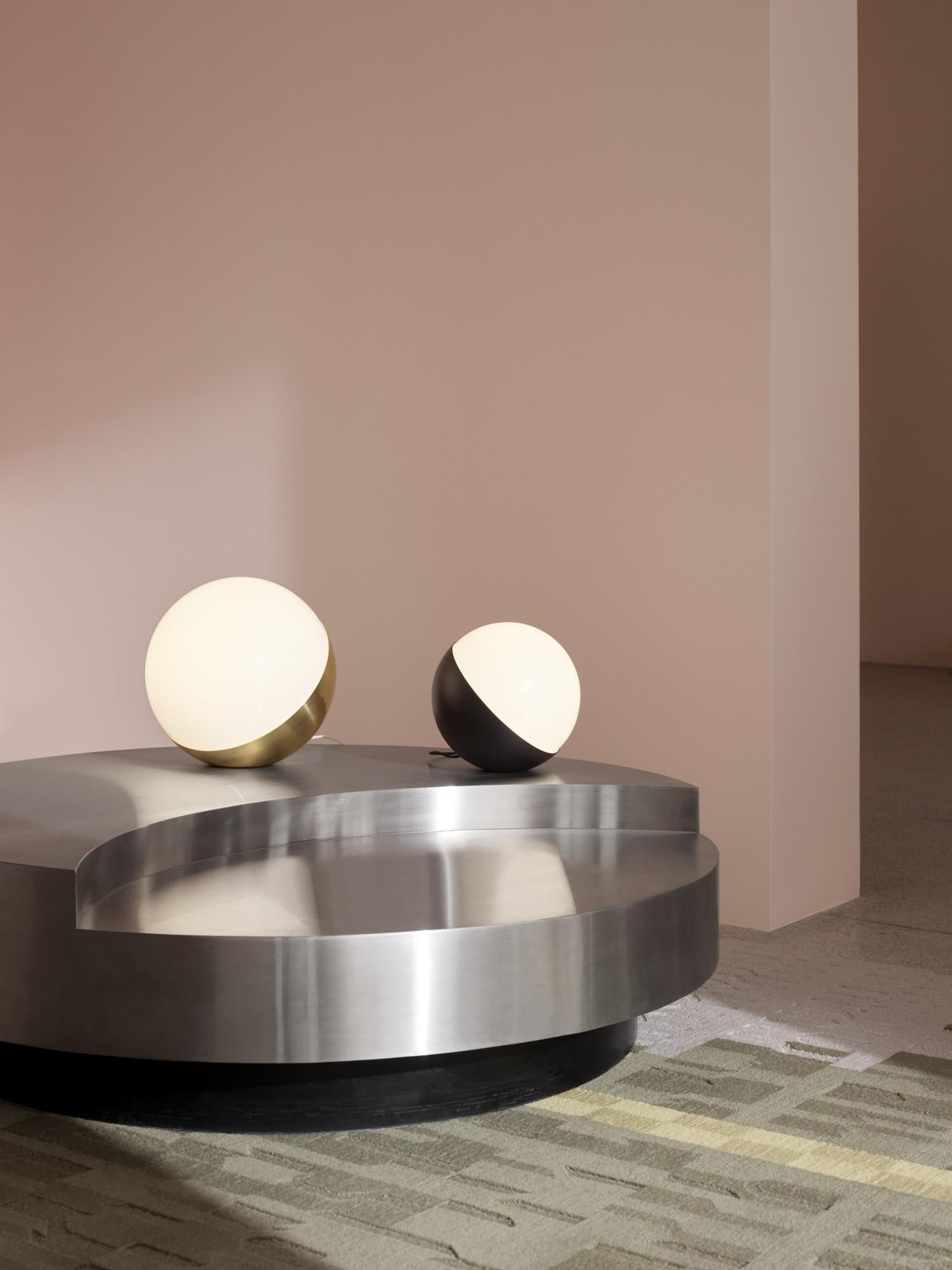 Danish Vilhelm Lauritzen 'VL Studio' Metal and Glass Table Lamp for Louis Poulsen For Sale