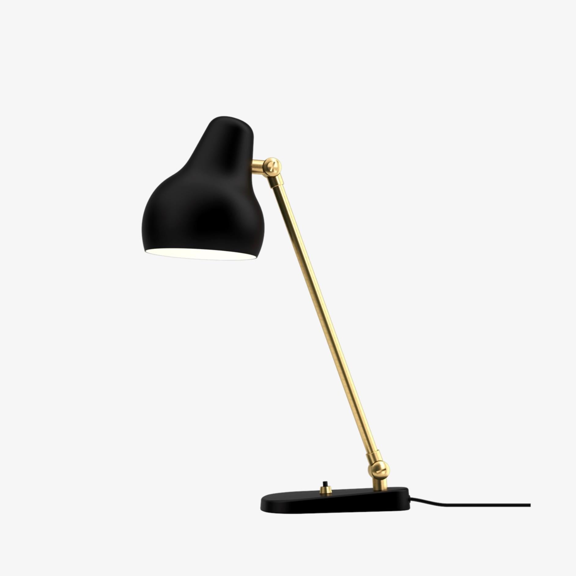 Vilhelm Lauritzen 'VL38' Table Lamp for Louis Poulsen. Designed in 1930. New, current production.

The VL38 table lamp was originally designed in the late 1930s by Vilhelm Lauritzen in partnership with Louis Poulsen for the construction of the