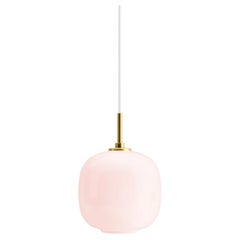 Pendentif radiohus Vilhelm Lauritzen VL45 en rose pâle pour Louis Poulsen