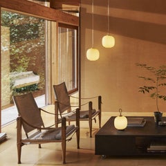 Vilhelm Lauritzen VL45 'Radiohus' Pendant in Pale Yellow Glass for Louis Poulsen