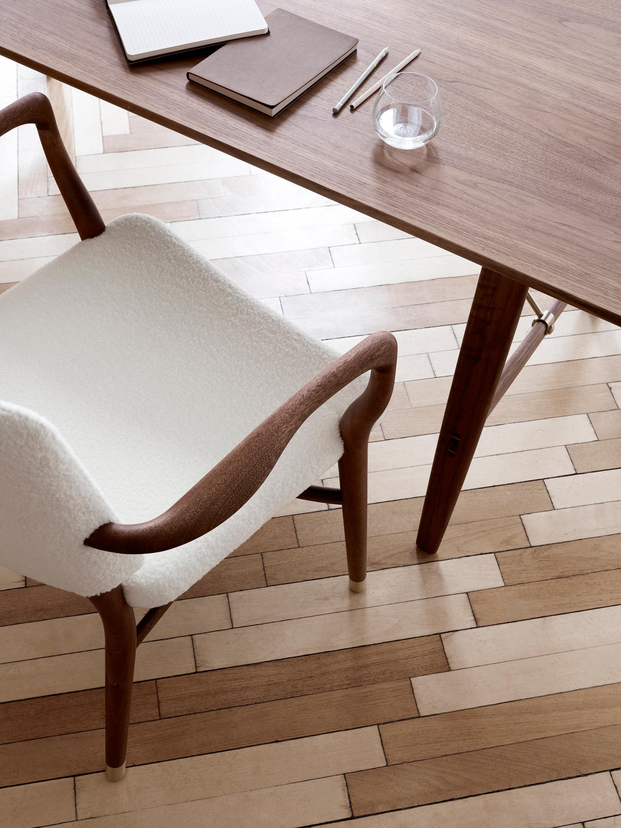 Vilhelm Lauritzen 'VLA61' Chair in Oak Oil and Fabric for Carl Hansen & Son For Sale 10