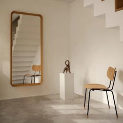 Specchio in legno di Oak Wood di Vilhelm Lauritzen VLA62 'Radio House' per Carl Hansen & Son