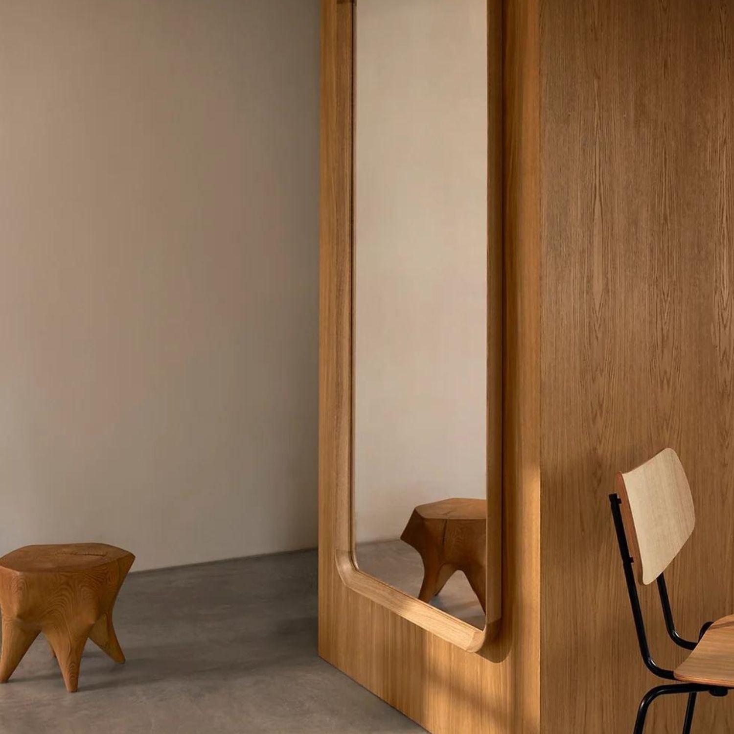 Mid-Century Modern Vilhelm Lauritzen VLA62 'Radio House' Oak Wood Mirror for Carl Hansen & Son For Sale