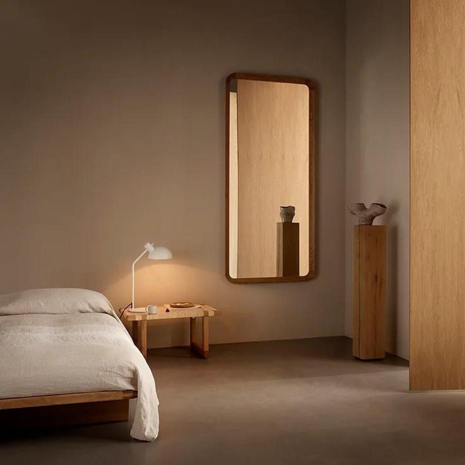 Danish Vilhelm Lauritzen VLA62 'Radio House' Oak Wood Mirror for Carl Hansen & Son For Sale