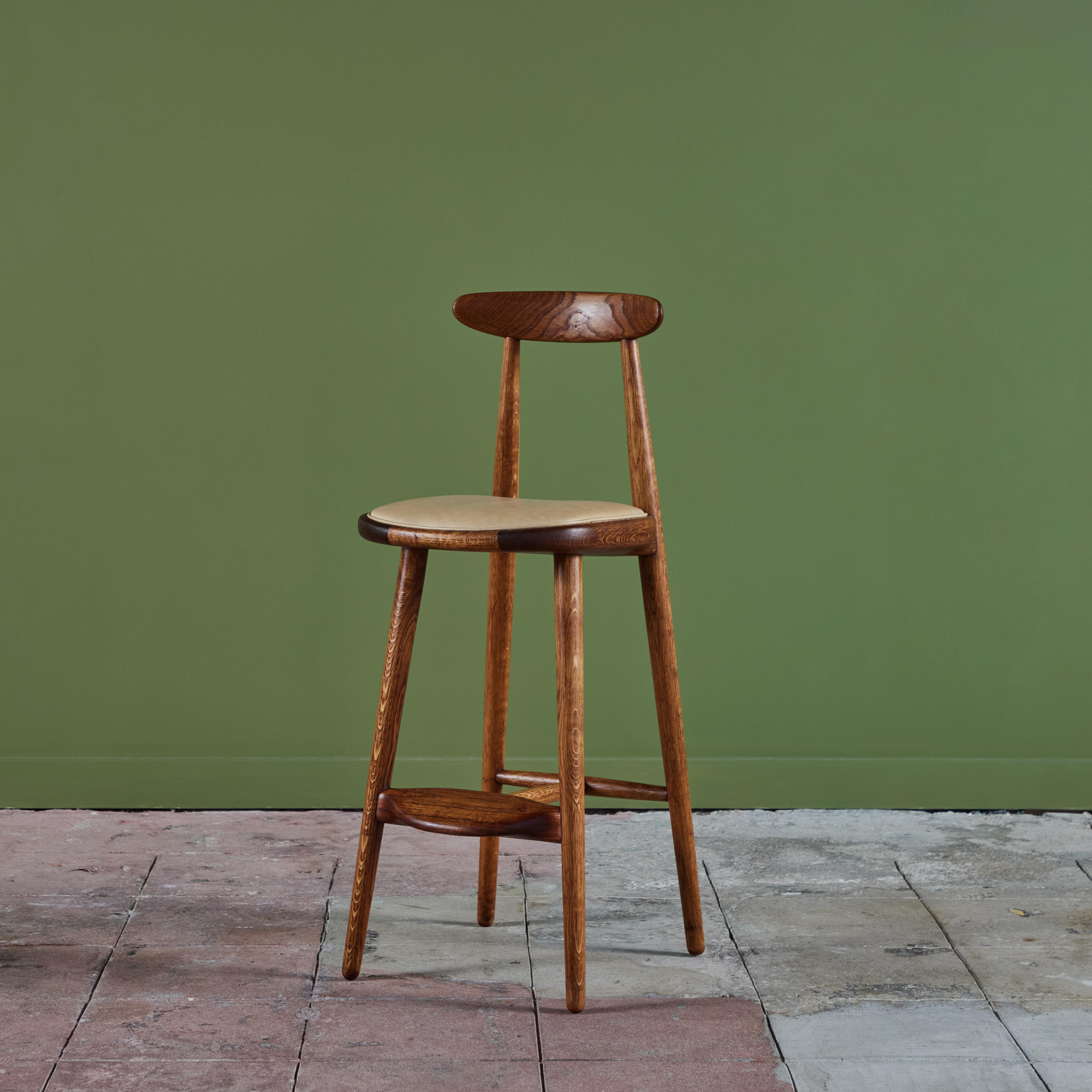 Danish Vilhelm Wohert Bar Stool for Stolefabriken Odense