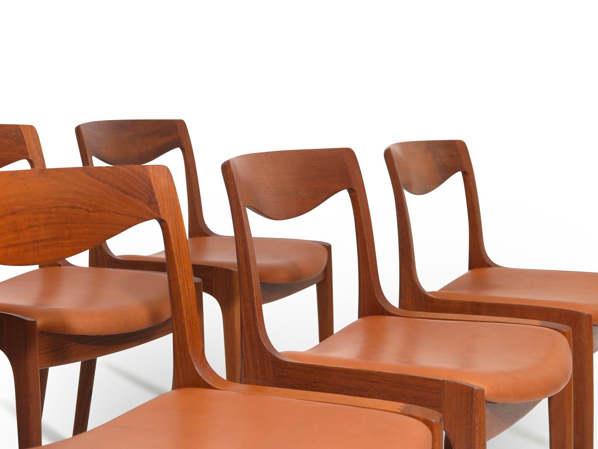 Vilhelm Wohlert for Poul Jeppesen's Teak Dining Chairs For Sale 2